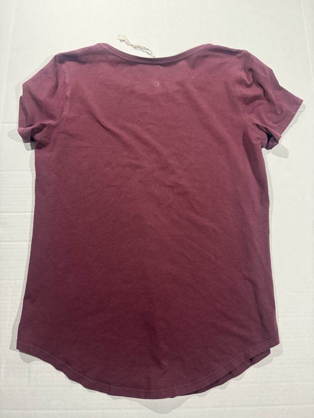 Lululemon Women's Solid Purple Crew Neck Short Sleeve Stretch Pullover T-Shirt - Picture 1 of 5